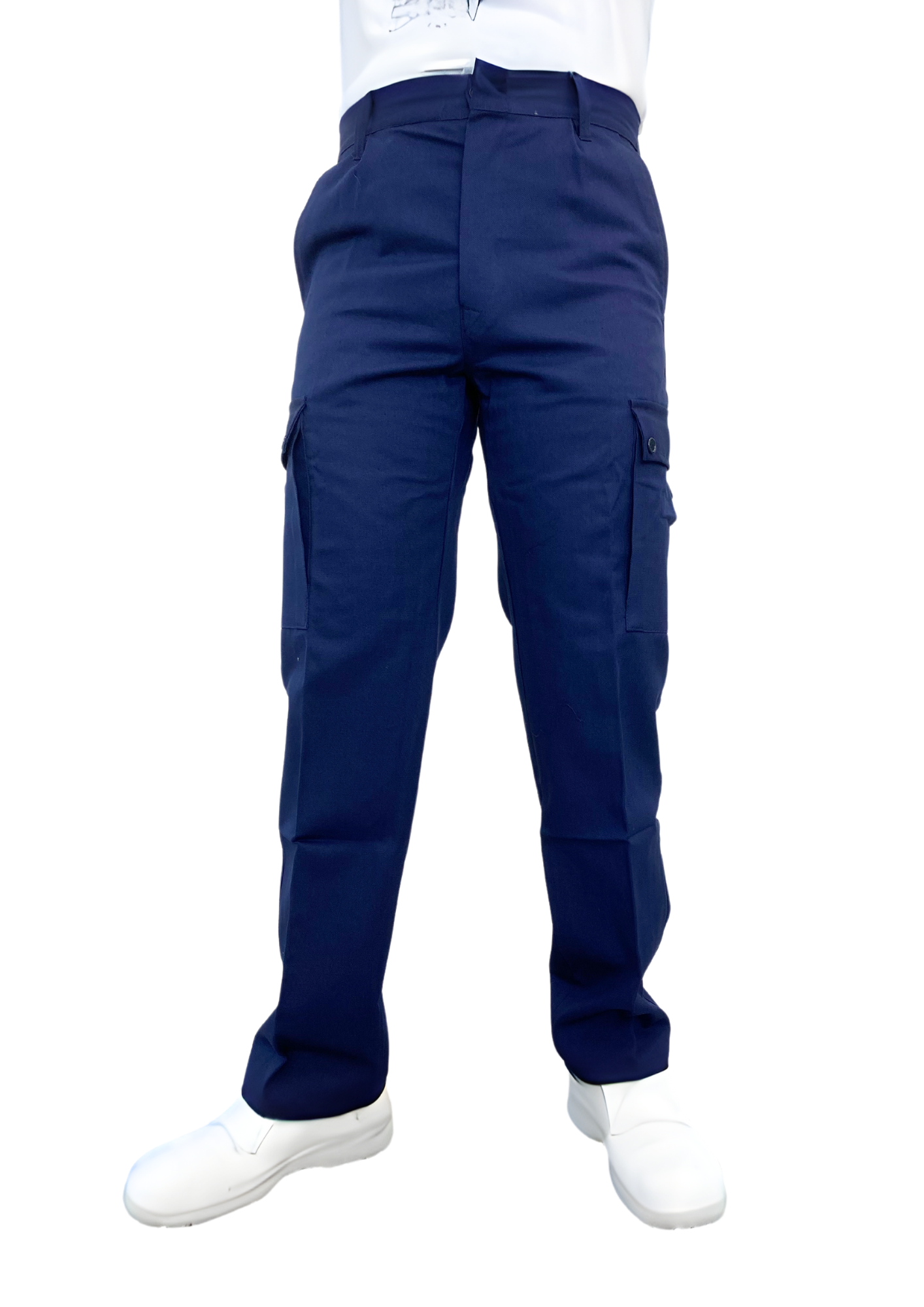 Pantalone Blu da lavoro Uomo - 100%Cotone