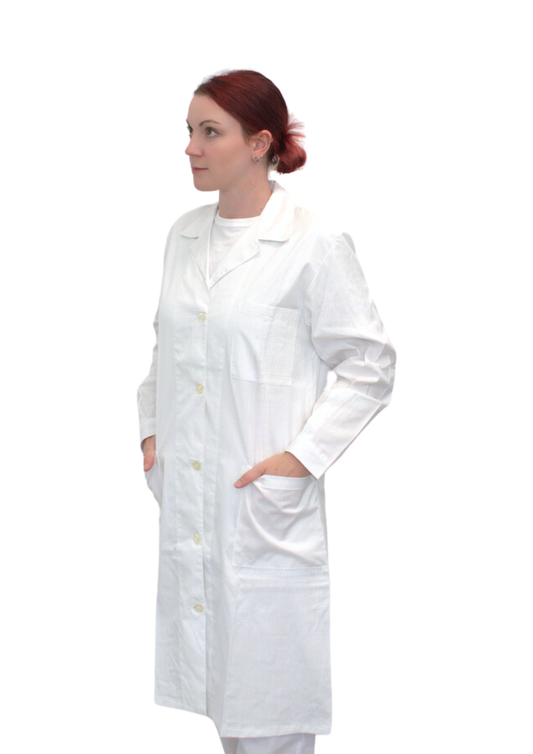 Antistatic White Coat Women