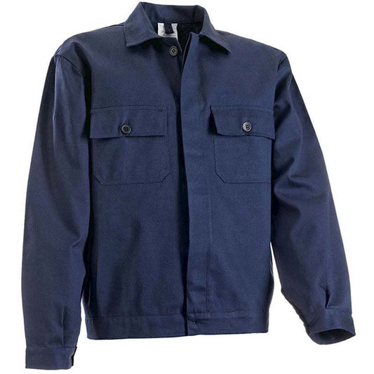 EC marked blue cotton work jacket