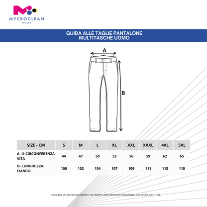 Pantalone da Lavoro Uomo - Certificato CE