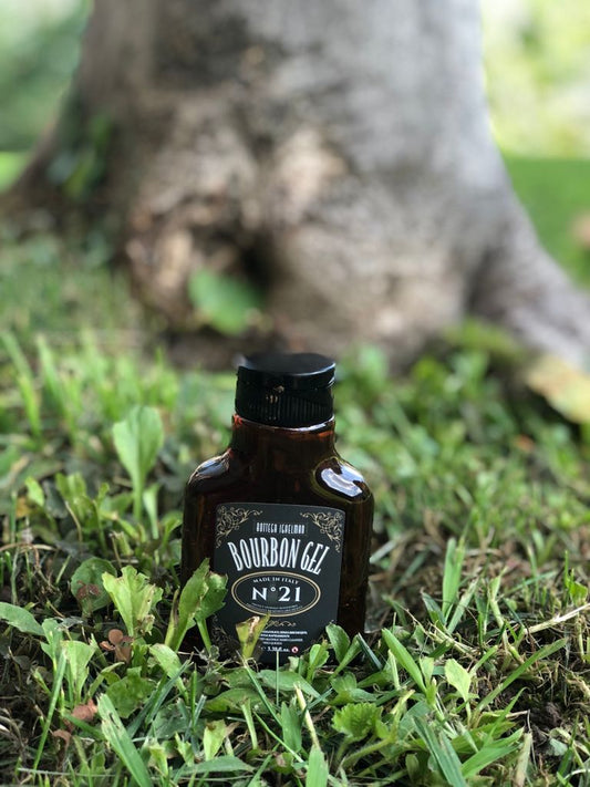 Bourbon Gel - Gel desinfectante con un característico aroma a turba