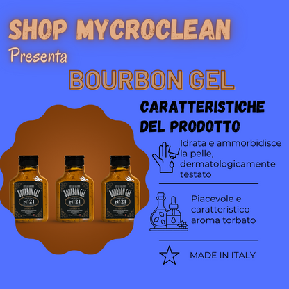 Bourbon Gel - Gel disinfettante con caratteristico aroma torbato