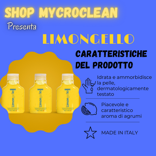 LimonGello - Gel desinfectante de manos con aroma a cítricos sicilianos