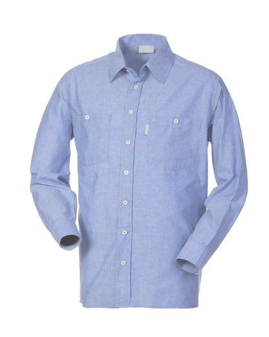 Camicia in Oxford,  colore azzurro, marchio CE, ottima qualità
